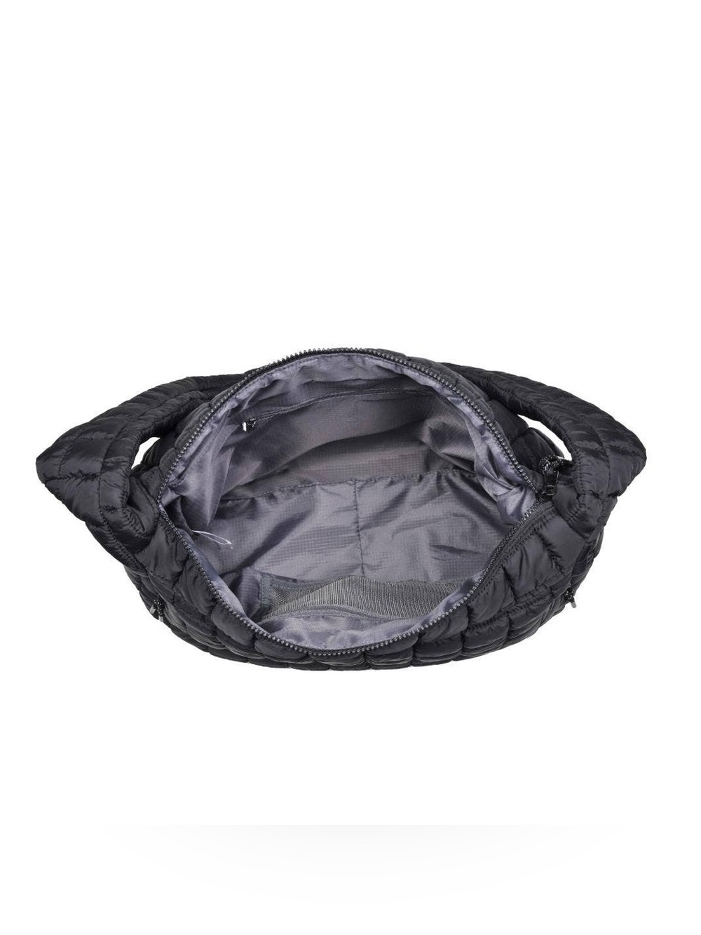 Urban Expansion Quilted Black Hobo Shoulder Bag - Picture 7 of 7